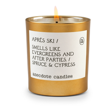 Load image into Gallery viewer, Apres Ski (Spruce & Cypress) Gold Tumbler Candle