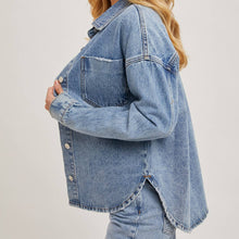 Load image into Gallery viewer, Dolphin Hem Denim Jackets