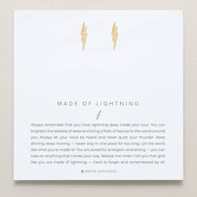 Load image into Gallery viewer, Made Of Lightning Earrings
