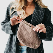 Load image into Gallery viewer, Suede Westlyn Woven Bum Bag