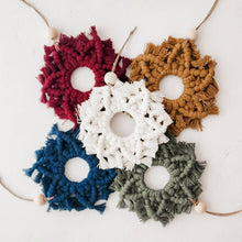 Load image into Gallery viewer, Macrame Snowflake Ornaments