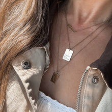 Load image into Gallery viewer, Strong as a mother® Gold Tag Necklace