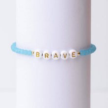Load image into Gallery viewer, BRAVE Crystal Beaded Bracelet