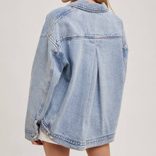 Load image into Gallery viewer, Denim Oversized Jacket