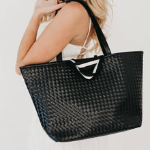 Load image into Gallery viewer, Woven Tiffany Organizer Tote Bag