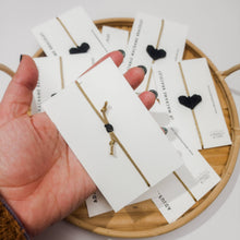 Load image into Gallery viewer, Macrame Heart Adjustable Bracelet