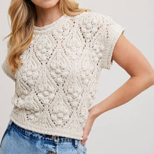Load image into Gallery viewer, Knit Short Sleeved Sweater