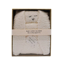 Load image into Gallery viewer, "You are loved, little one." Bunny Baby Lovey Blanket