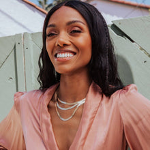 Load image into Gallery viewer, PROGRESS NOT PERFECTION Herringbone Necklace