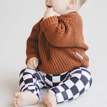Load image into Gallery viewer, Checkered Leggings | Black
