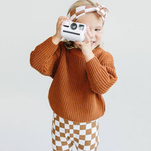 Load image into Gallery viewer, Checkered Flare Pants | Copper