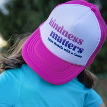 Load image into Gallery viewer, Kindness Matters Youth Trucker Hat