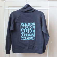Load image into Gallery viewer, We Are More Alike Than Different. Youth Zip Hoodie