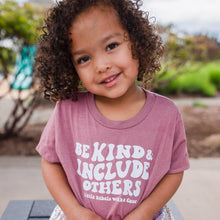 Load image into Gallery viewer, Be Kind & Include Others Toddler Crew ~ Mauve