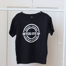 Load image into Gallery viewer, Advocate. Resilience. Never Give Up. Toddler Tees