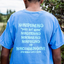 Load image into Gallery viewer, Nonspeaking Youth Garment-Dyed Tee