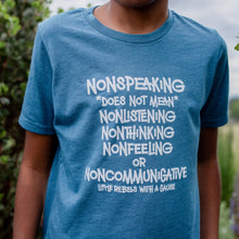 Load image into Gallery viewer, Nonspeaking Crews (toddler + youth) ~ Teal