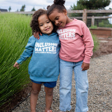 Load image into Gallery viewer, Inclusion Matters Toddler Hoodie ~ Bermuda Blue