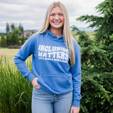 Load image into Gallery viewer, Inclusion Matters Hoodie - Heather Royal