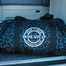 Load image into Gallery viewer, Advocate. Resilience. Never Give Up. Duffle Bags