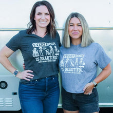 Load image into Gallery viewer, EVERYbody is BEAUTIFUL. Women's Boxy Tee