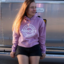 Load image into Gallery viewer, Advocate. Stand Up & Stand Together. Women's Boxy Hoodie
