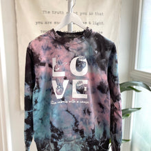 Load image into Gallery viewer, LOVE Tie Dye Sweatshirt