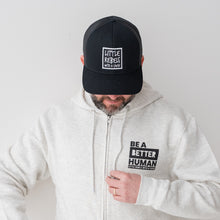 Load image into Gallery viewer, Be a Better Human. Zip Hoodie
