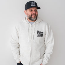 Load image into Gallery viewer, Be a Better Human. Zip Hoodie
