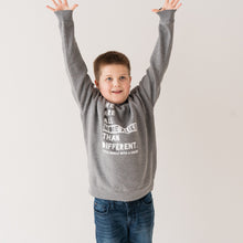 Load image into Gallery viewer, We are all more alike than different. Youth Sweatshirt