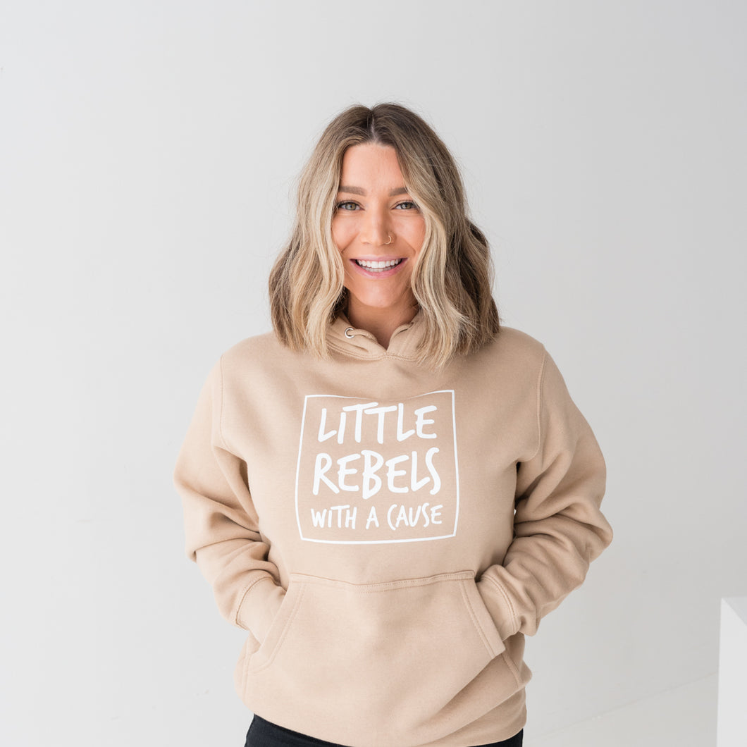 Little Rebels with a Cause Heavyweight Hoodie