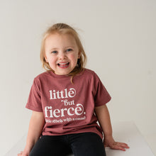 Load image into Gallery viewer, little but fierce. Toddler Crew ~ Rouge