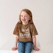 Load image into Gallery viewer, Little but Fierce. Toddler Crew ~ Leopard