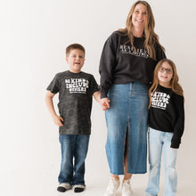 Load image into Gallery viewer, Be Kind & Include Others Youth Crew ~ Camo