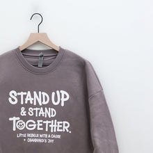 Load image into Gallery viewer, Stand Up & Stand Together. Women's Sweatshirt CJF x LR
