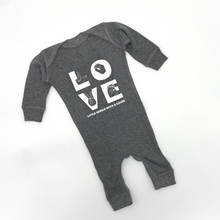 Load image into Gallery viewer, LOVE Long Sleeve Baby One Piece
