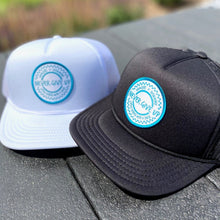 Load image into Gallery viewer, Advocate. Resilience. Never Give Up. Trucker Hats (patched)