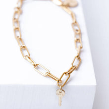 Load image into Gallery viewer, Brooklyn Mini Key Bracelet ~ LOVE