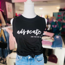 Load image into Gallery viewer, Advocate. Women's Tank Top ~ Black