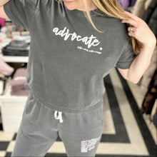 Load image into Gallery viewer, Advocate. Women's Boxy Crew
