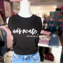 Load image into Gallery viewer, Advocate. Women's Tank Top ~ Black