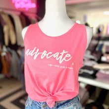 Load image into Gallery viewer, Advocate. Tank Top