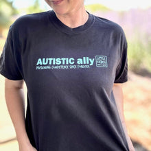 Load image into Gallery viewer, Autistic Ally ~ Garment-Dyed Boxy Tee