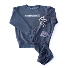 Load image into Gallery viewer, Autistic Ally Garment-Dyed Sweatpants ~ Pepper