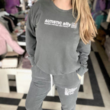 Load image into Gallery viewer, Autistic Ally Garment-Dyed Sweatpants ~ Pepper