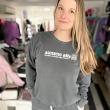 Load image into Gallery viewer, Autistic Ally. Garment-Dyed Sweatshirt
