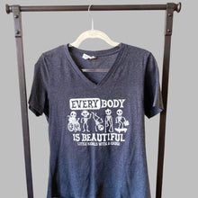 Load image into Gallery viewer, EVERYbody is BEAUTIFUL. Women's V-neck Tees