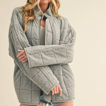 Load image into Gallery viewer, Oversized Quilted Jacket