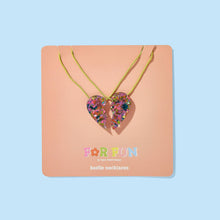 Load image into Gallery viewer, 2-Piece Necklace Set - Heart Halves - Besties
