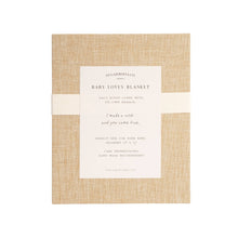 Load image into Gallery viewer, "You are loved, little one." Bunny Baby Lovey Blanket